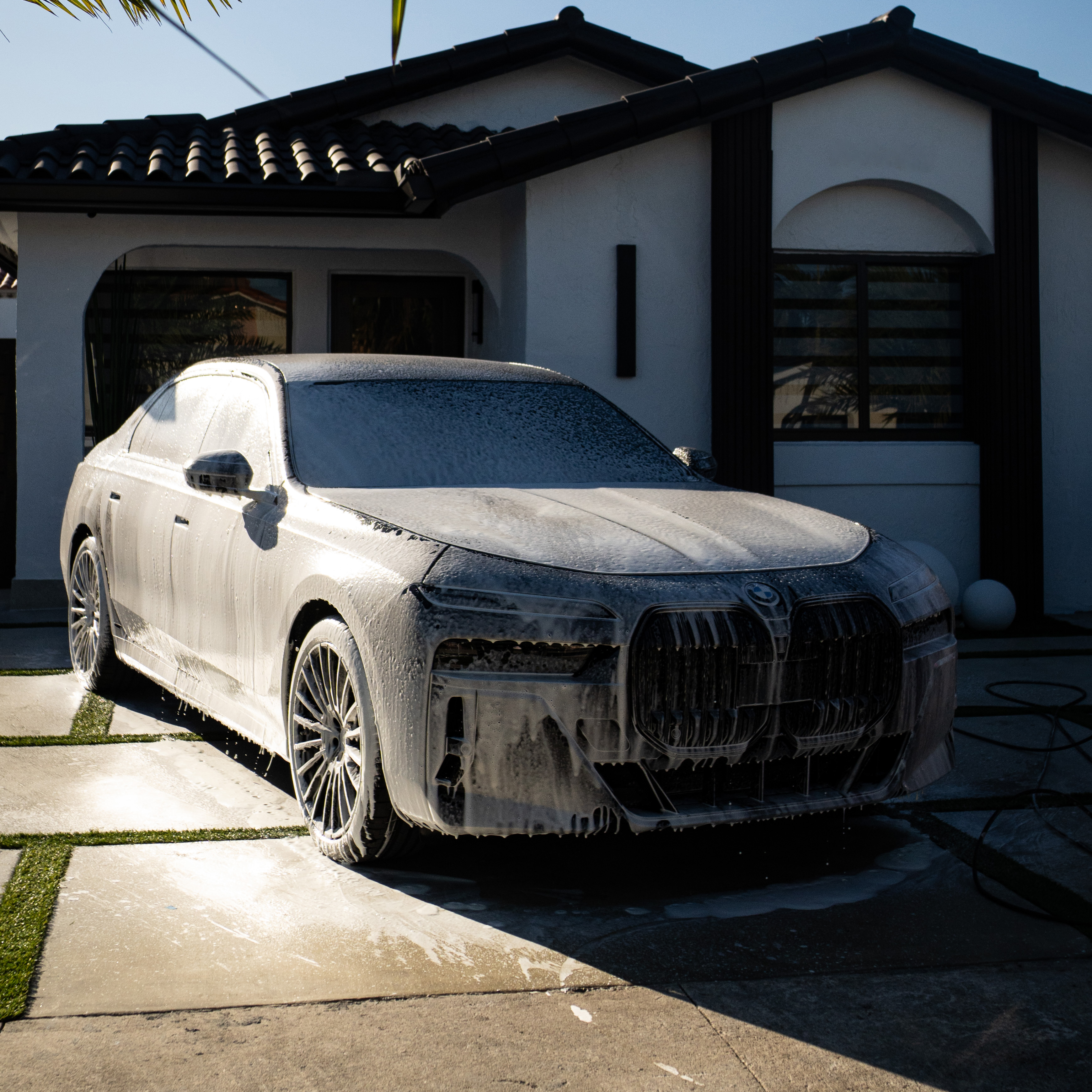 Ford truck interior freshly detailed