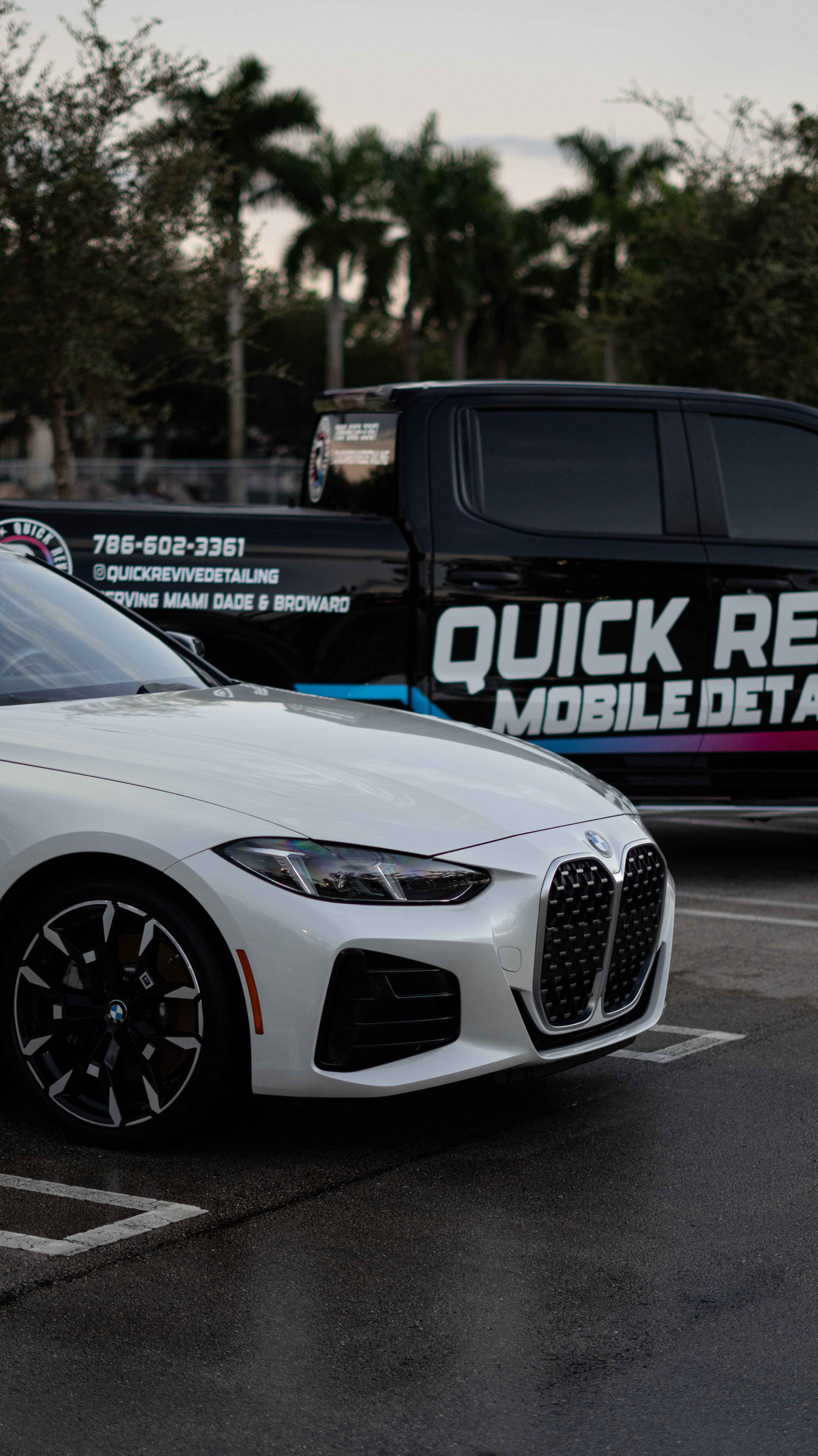BMW 4 Series with Quick Revive truck